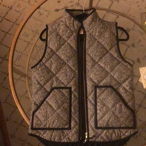 Size SM, brand new jcrew Herringbone puffer vest
